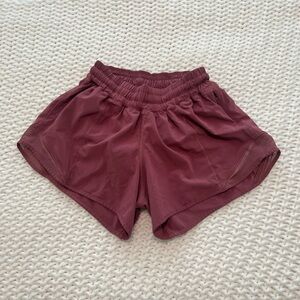 Lululemon dusty pink shorts